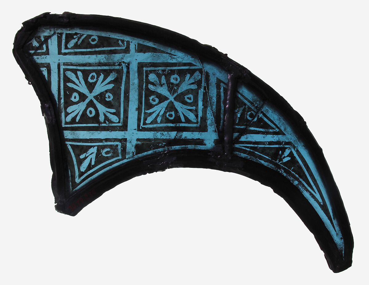 Glass Fragment, Pot metal glass, European 