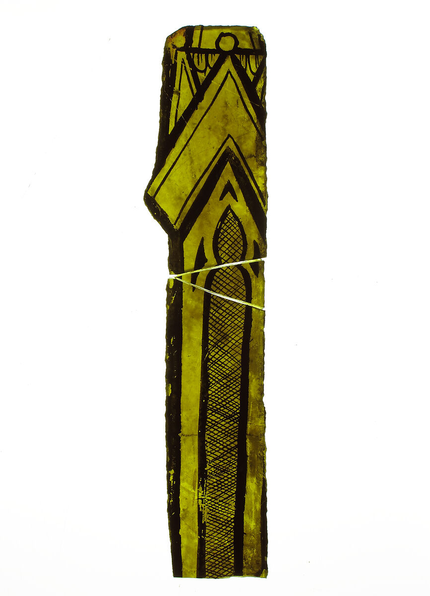 Glass Fragment, Pot metal glass, European 