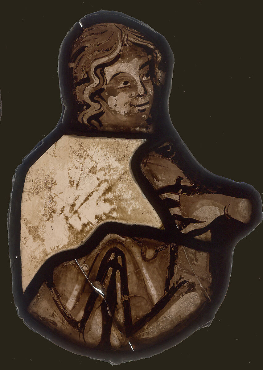 Stained Glass Fragment, Stained glass, French