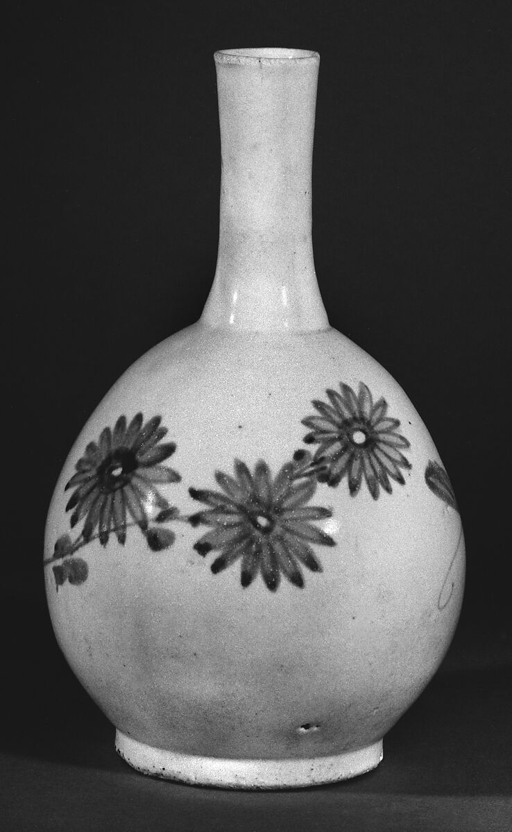 Bottle, Glazed stoneware, Korea 