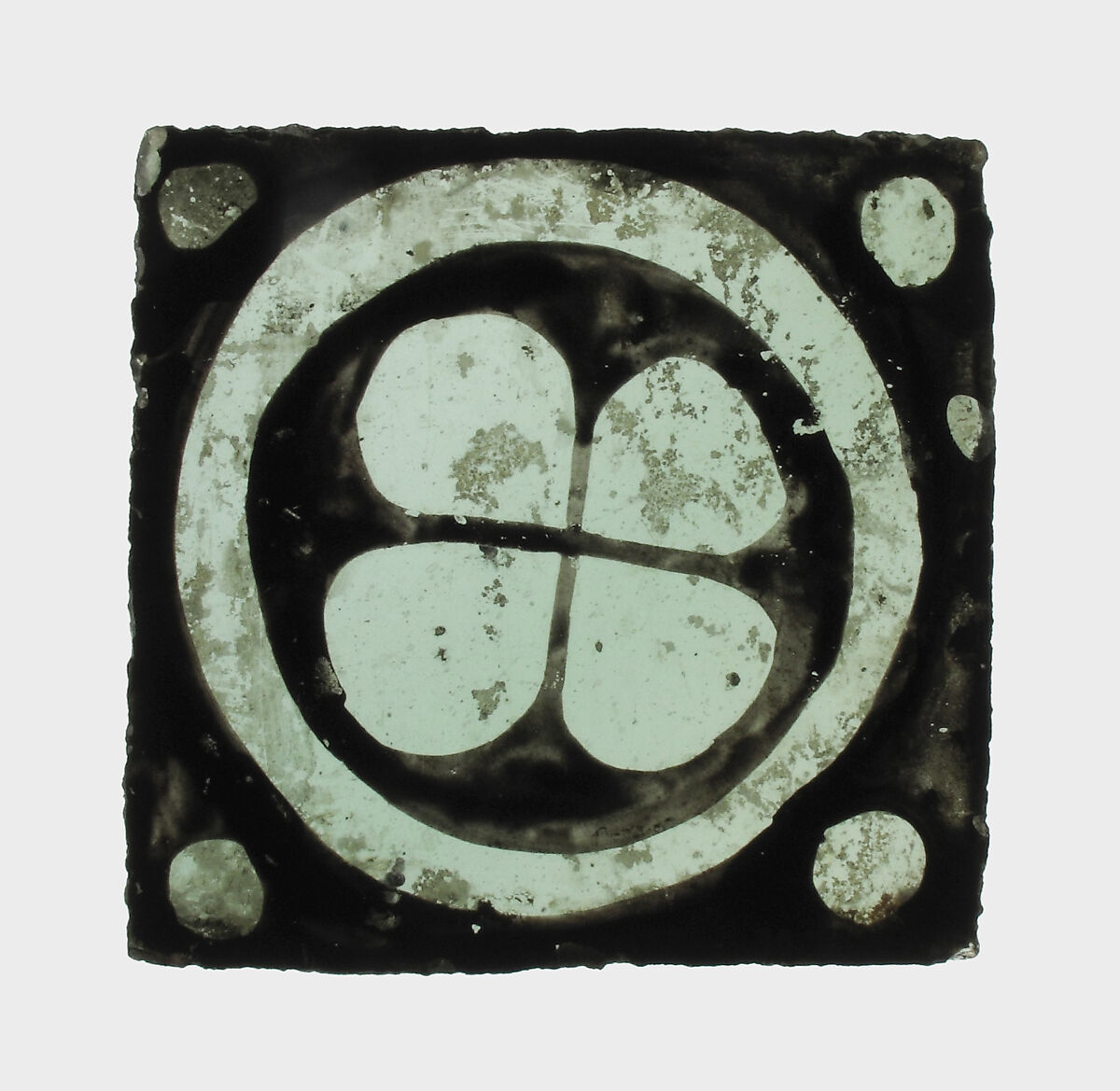 Glass Fragment, Colorless glass, European 