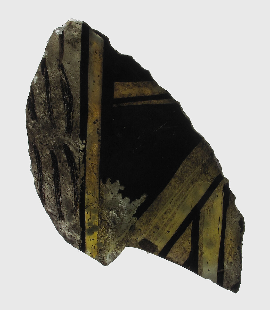 Glass Fragment, Colorless glass, European 