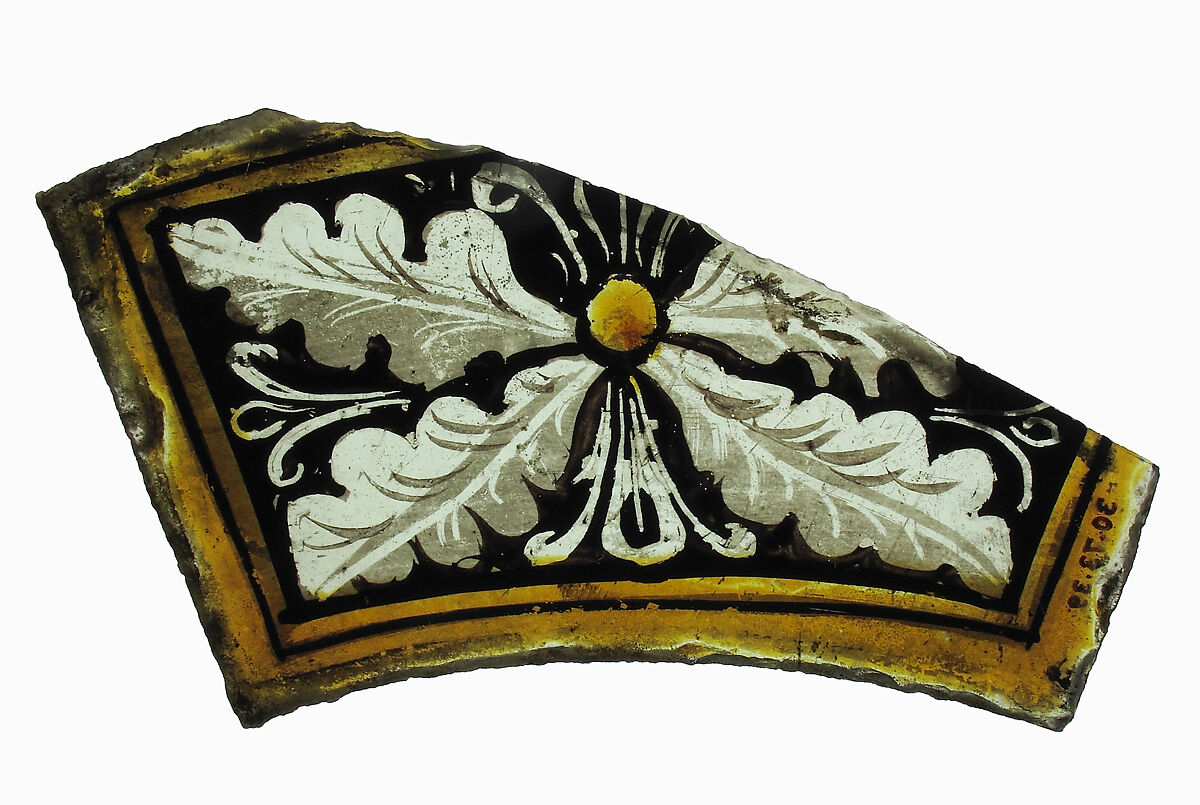 Glass Fragment, Colorless glass, European 