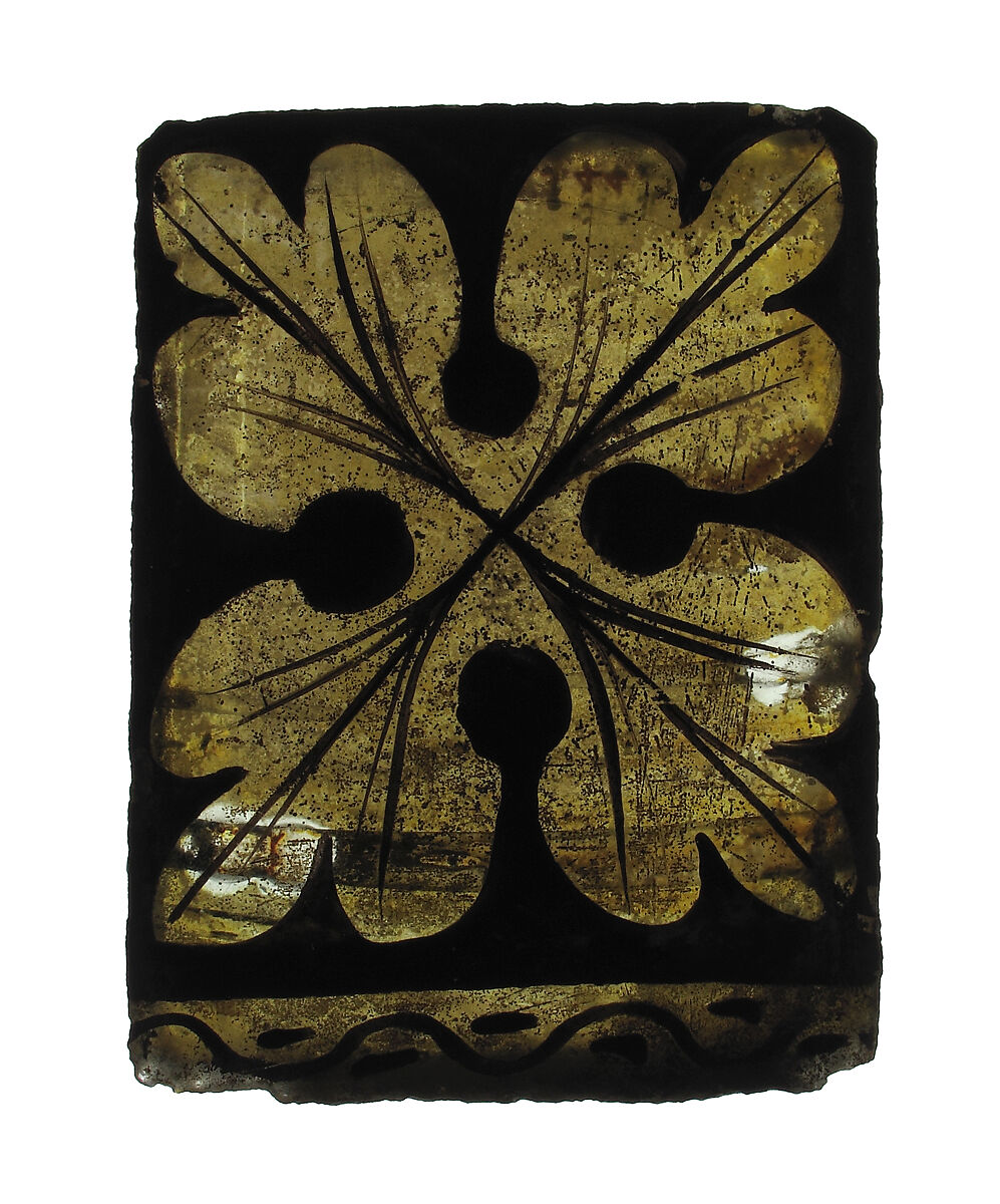Glass Fragment, Colorless glass, European 