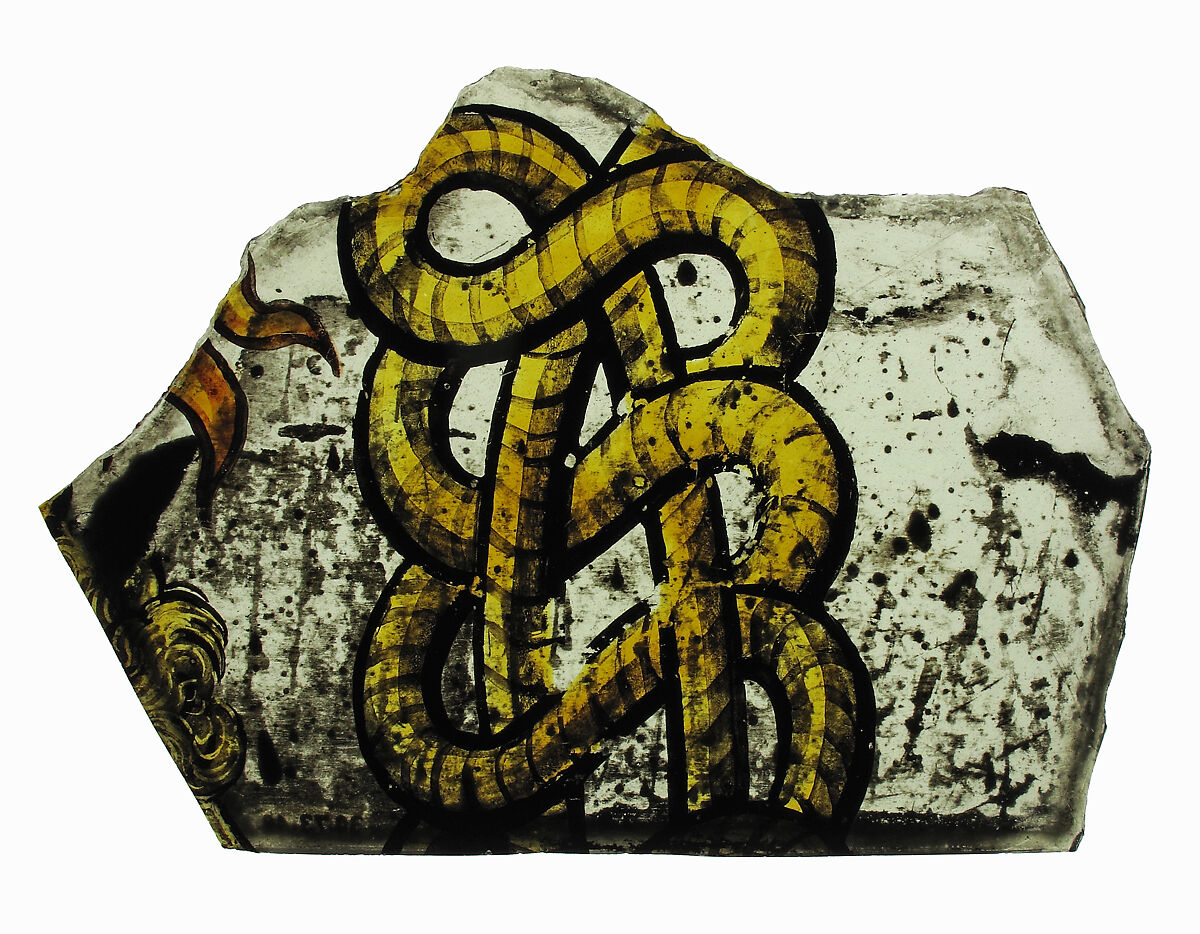 Glass Fragment, Colorless glass, European 