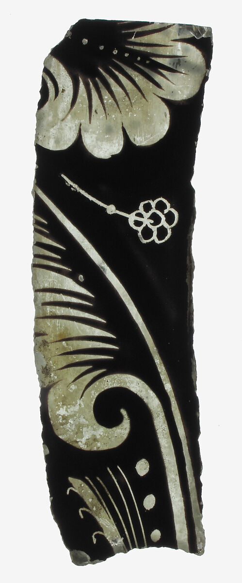 Glass Fragment, Colorless glass, European