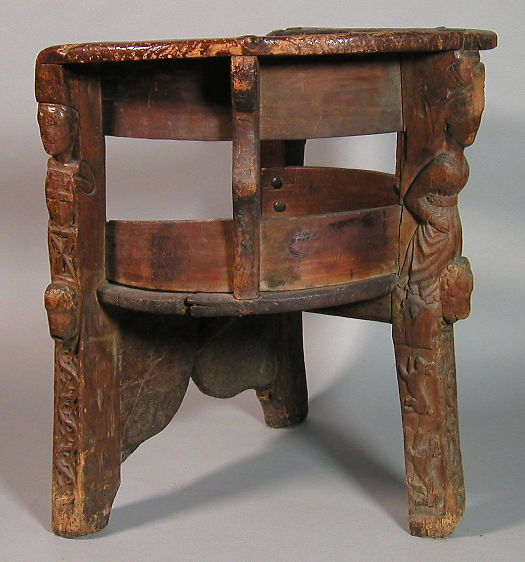 Chair, Pine, walnut and lime, Italian