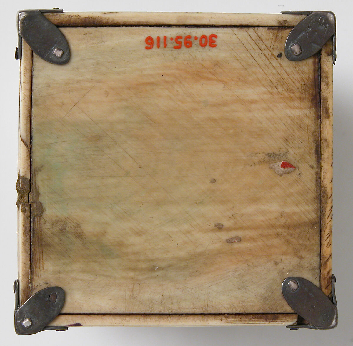 Box with Scenes from the Infancy of Christ, Elephant ivory, metal (silver?) mounts, European (French style)