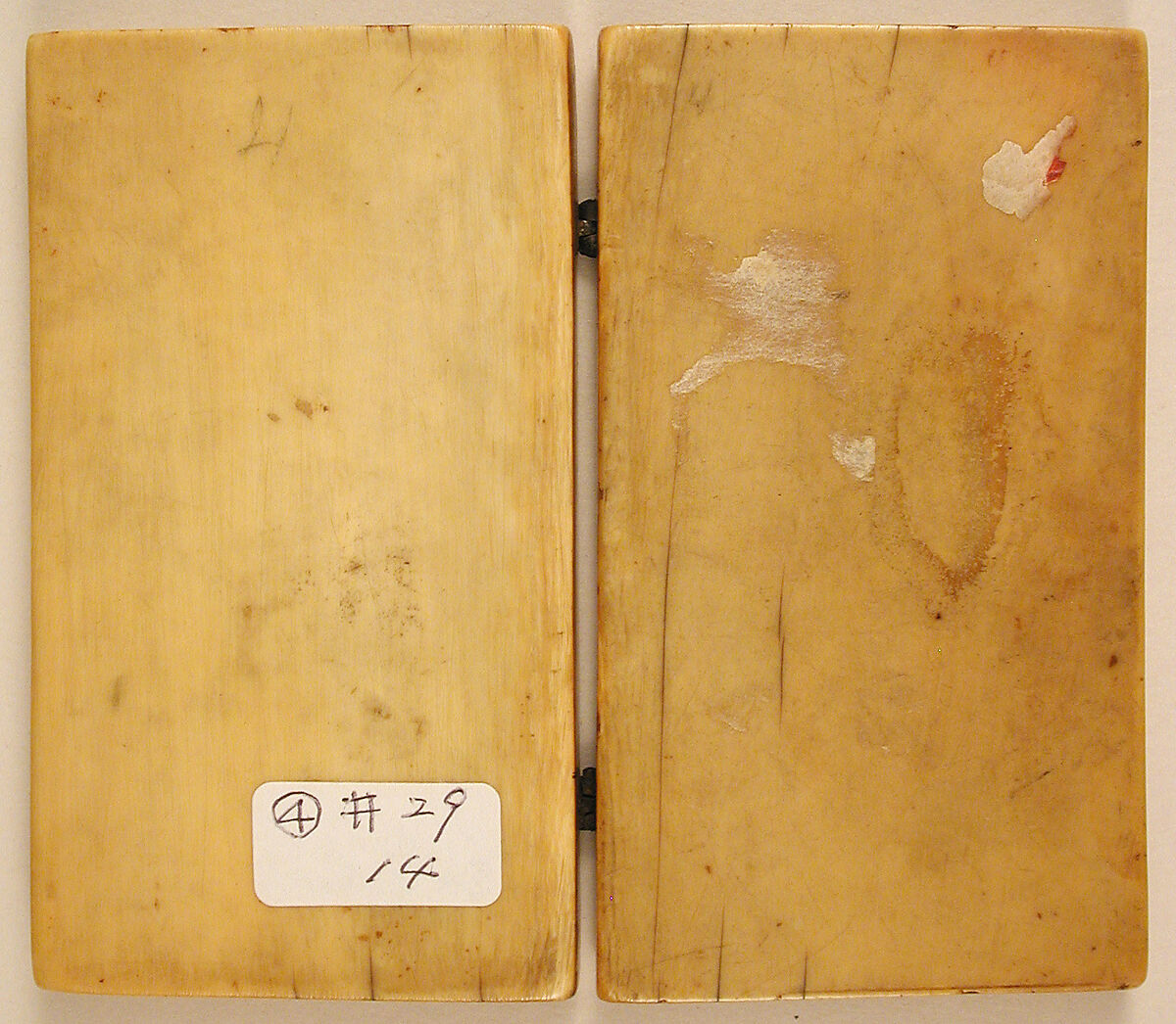 Diptych with Scenes from the Life of Christ, Elephant ivory with metal mounts, French