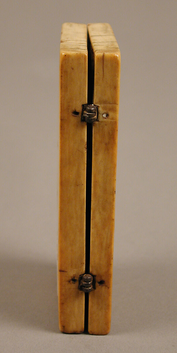 Diptych with Scenes from the Life of Christ, Elephant ivory with metal mounts, French