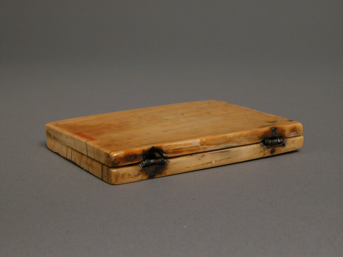 Diptych with Dormition and Coronation of the Virgin, Elephant ivory with metal mounts, French or South Netherlandish