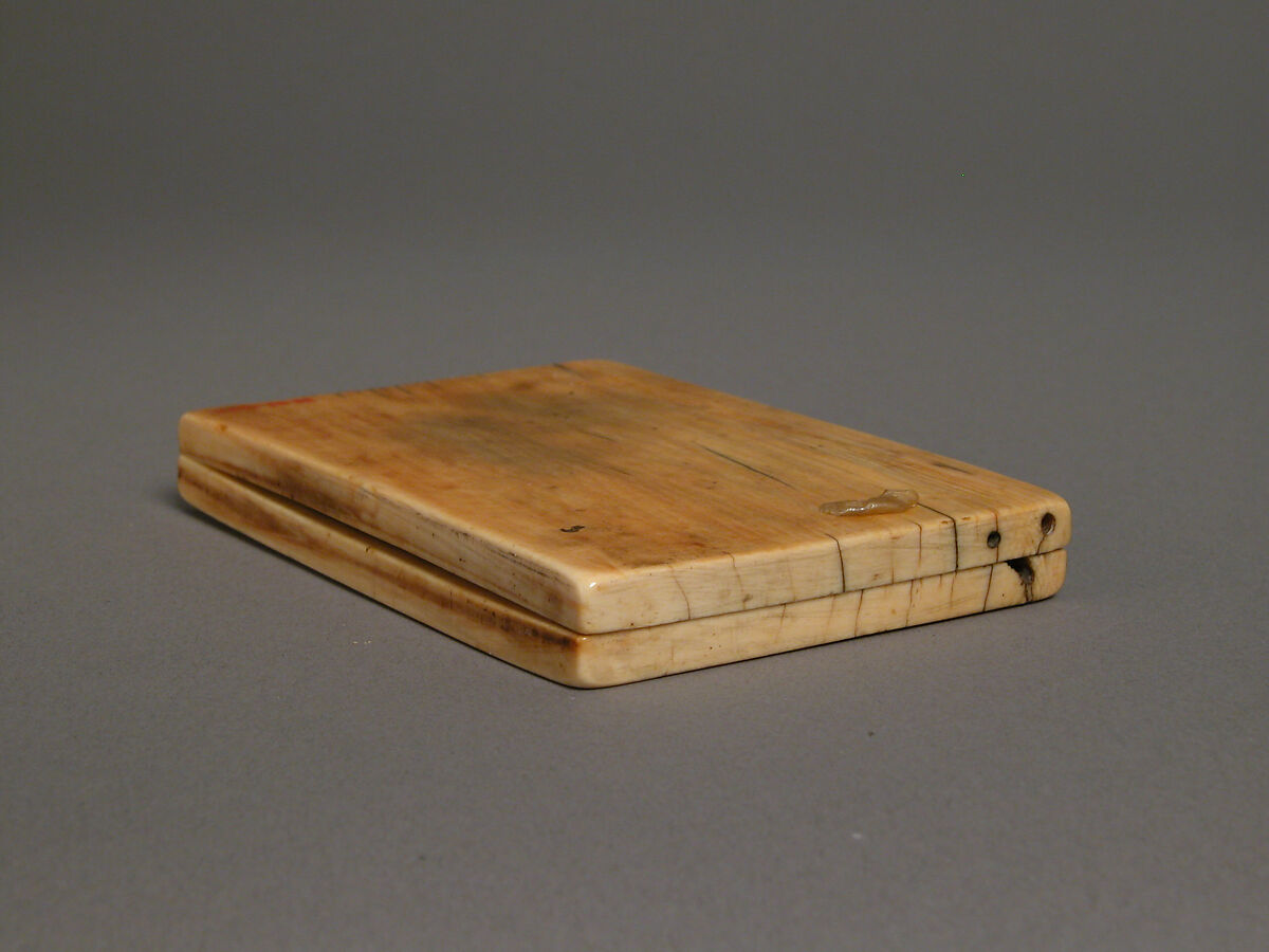 Diptych with Dormition and Coronation of the Virgin, Elephant ivory with metal mounts, French or South Netherlandish