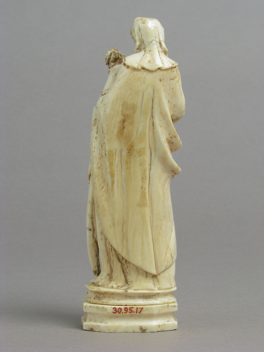 Virgin and Child, Elephant ivory, polychromy, gilding, Italian