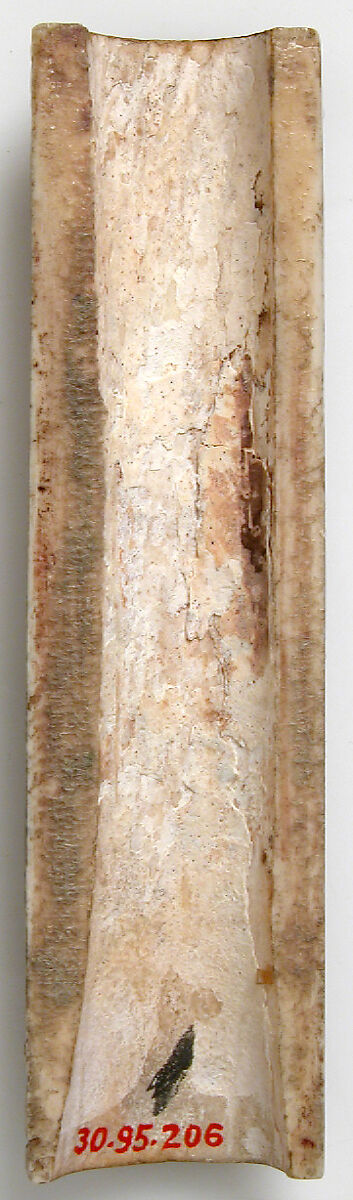 Panel with Bearded Man, Bone, European (Medieval style)