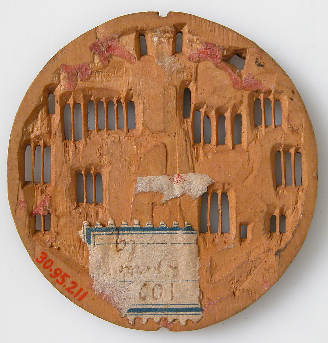 Medallion, Boxwood, European