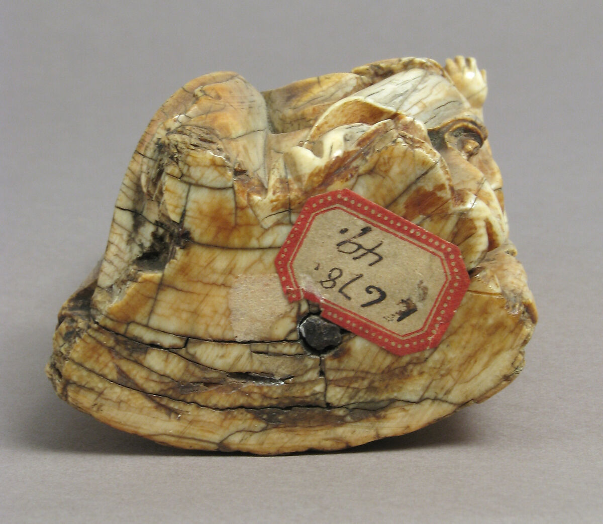 Seated Virgin and Child, Elephant ivory, French