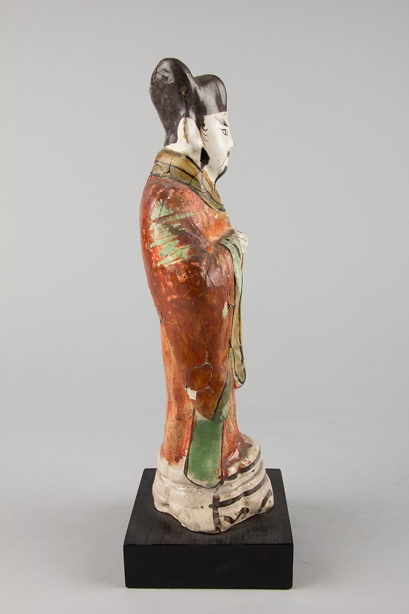 Statuette of Official, Earthenware (Cizhou ware), China