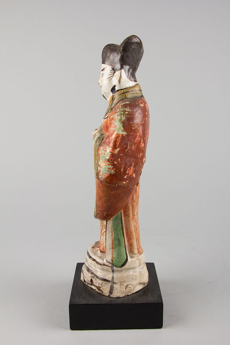 Statuette of Official, Earthenware (Cizhou ware), China