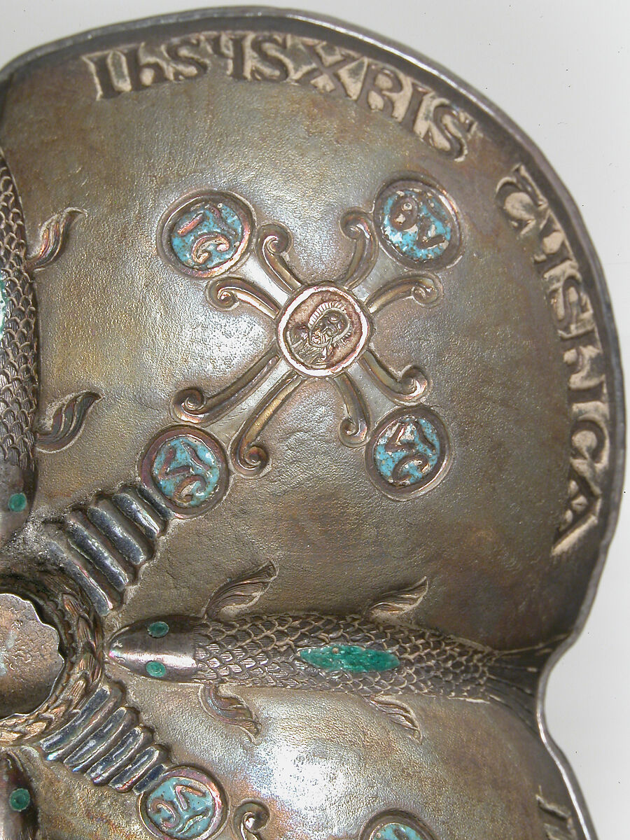 Bowl, Silver, enamel, Armenian