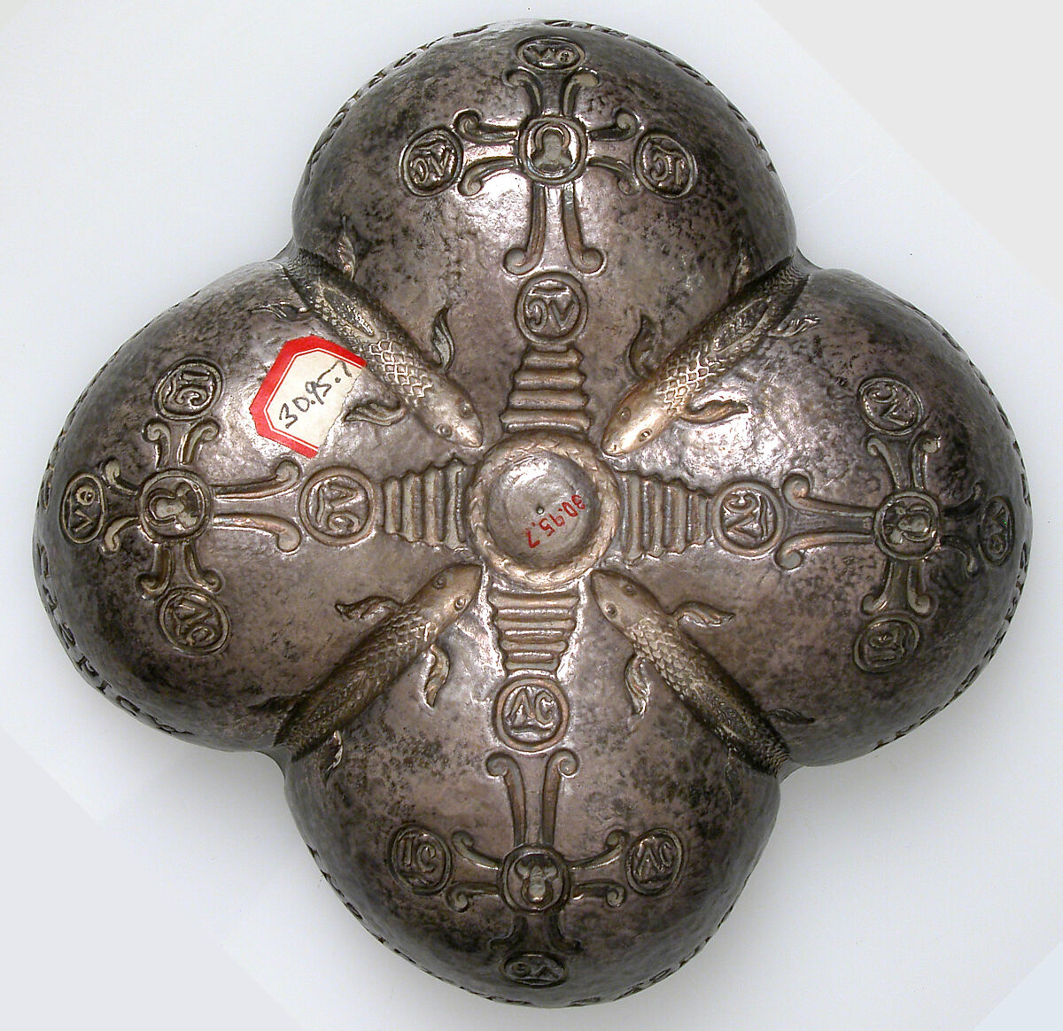 Bowl, Silver, enamel, Armenian