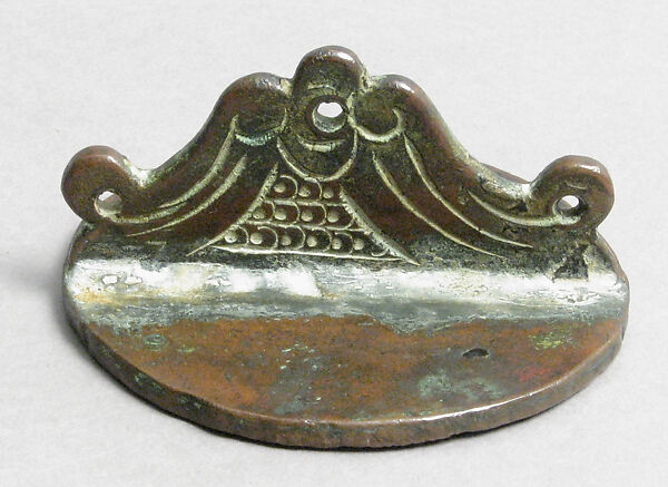 Seal with Seated Figure of Edward The Confessor (d. 1066), Copper alloy, British