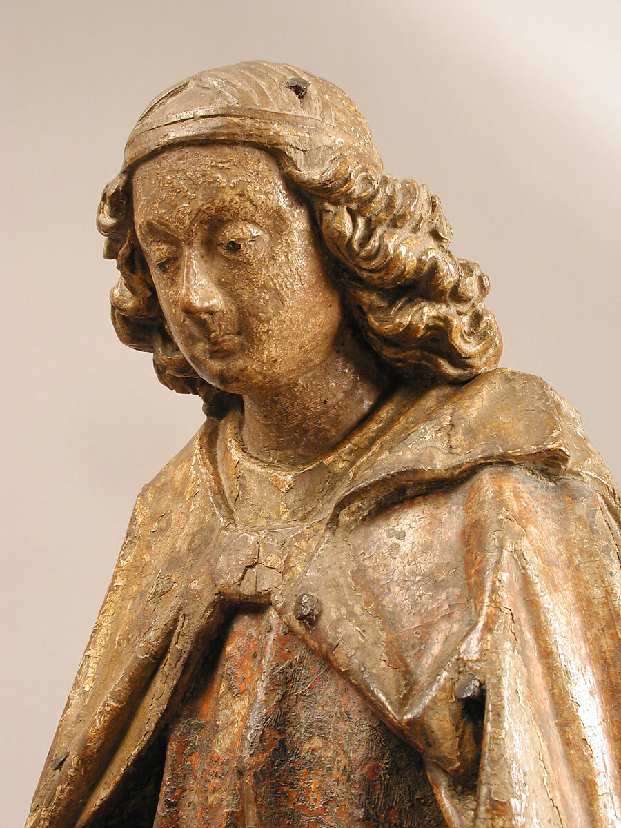 Angel, Wood, gilded and painted, German