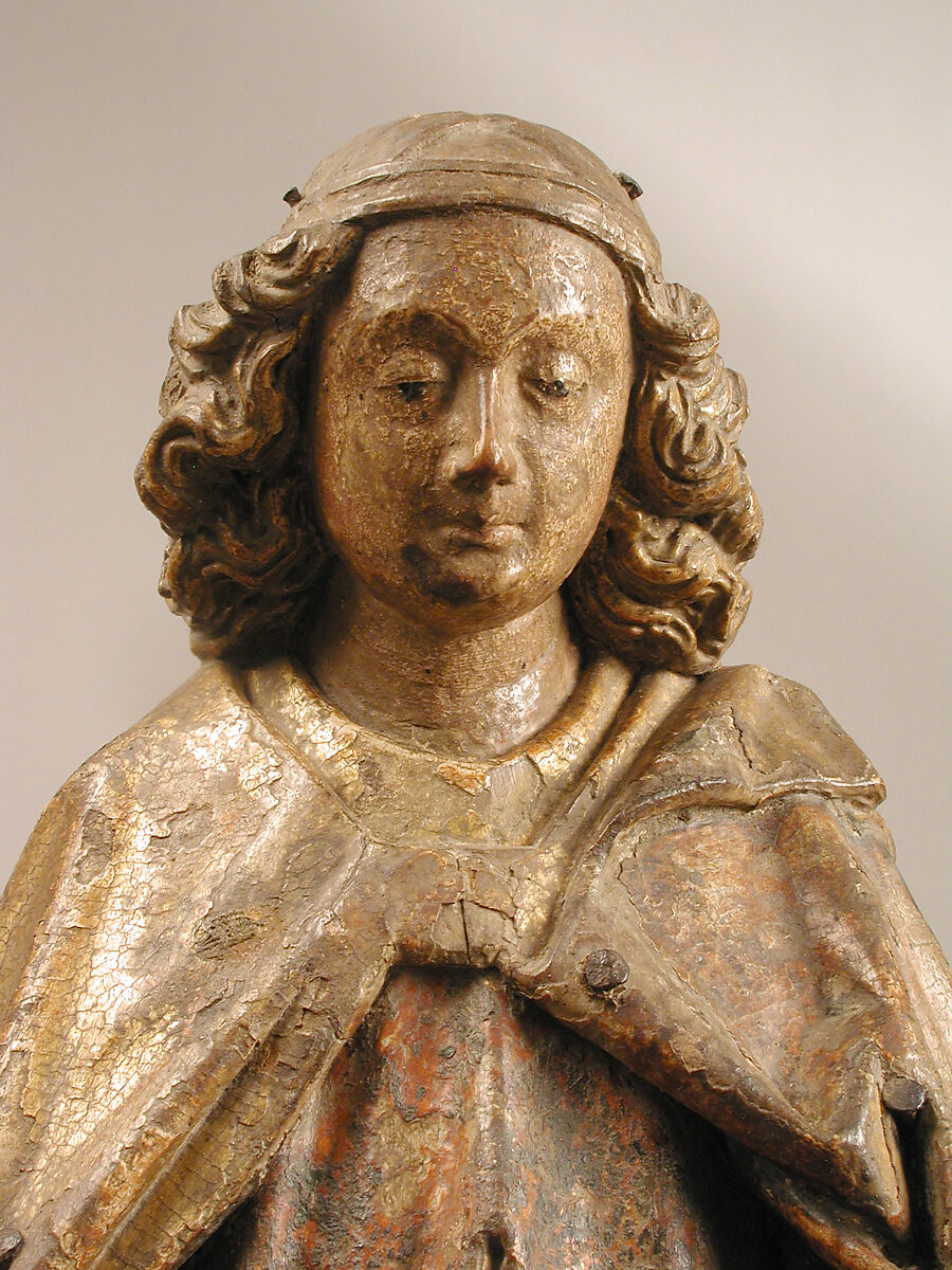 Angel, Wood, gilded and painted, German
