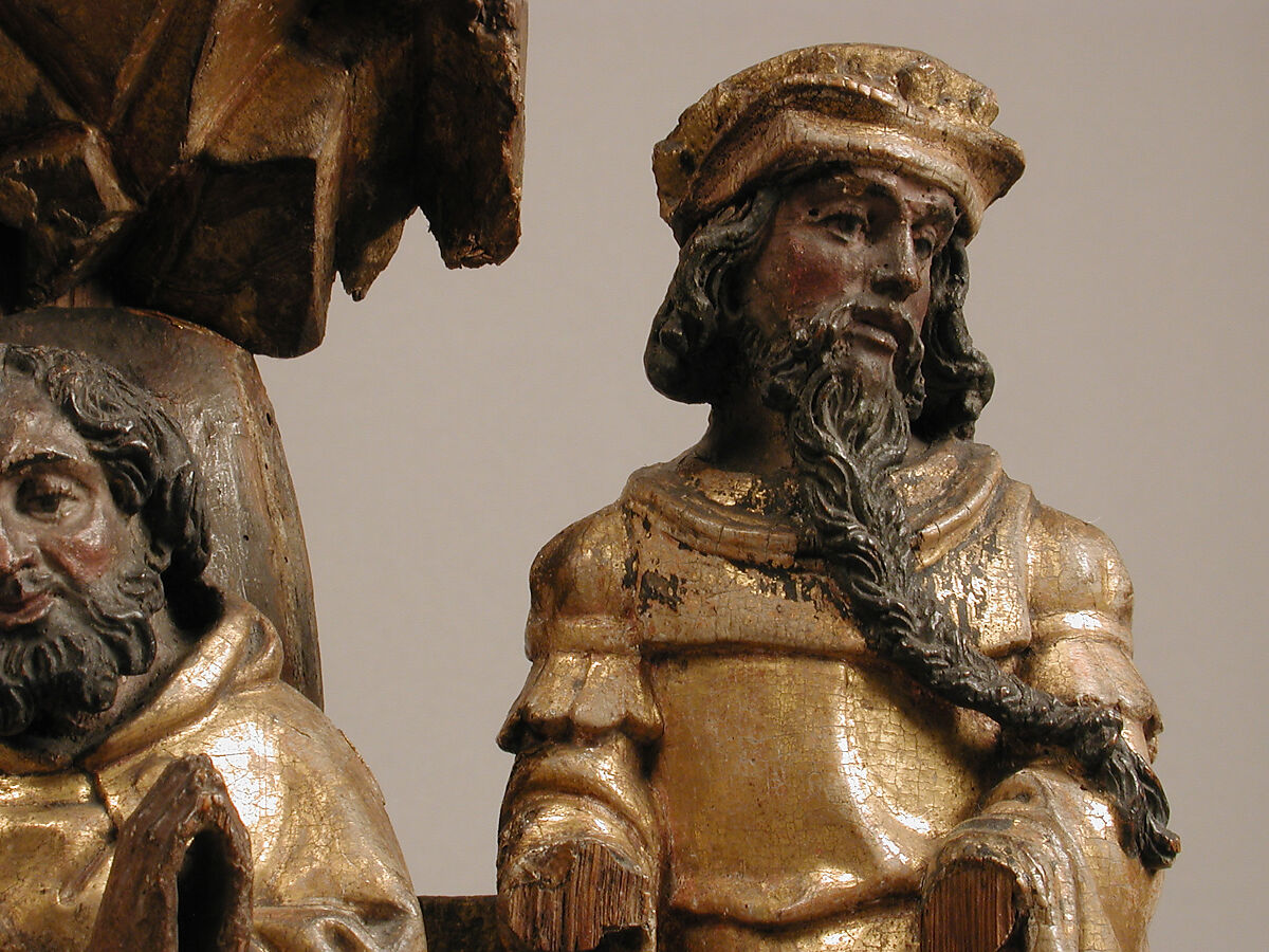 Adoration of the Magi, Oak, with polychromy & gilding, South Netherlandish