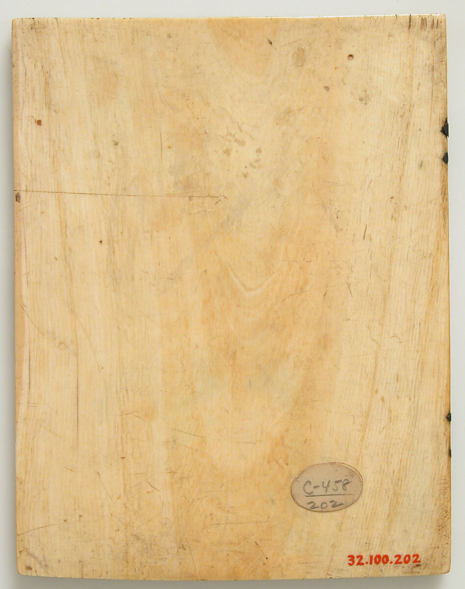 Right Wing of a Diptych with Coronation of the Virgin and Adoration of the Magi, Elephant ivory with metal mounts, French