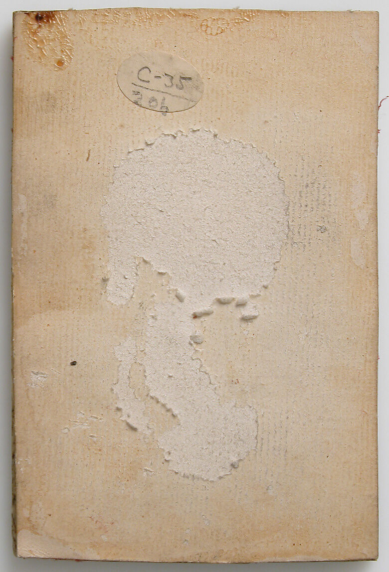 Panel with Virgin and Child and Saints, Elephant ivory, traces of polychromy & gilding, (modern red velvet background mounted on paper), Franco-Netherlandish