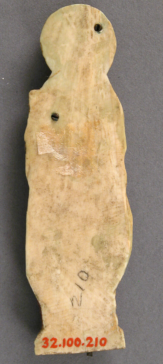 Plaque with Saint John the Baptist, Elephant ivory, traces of paint & gilding, French