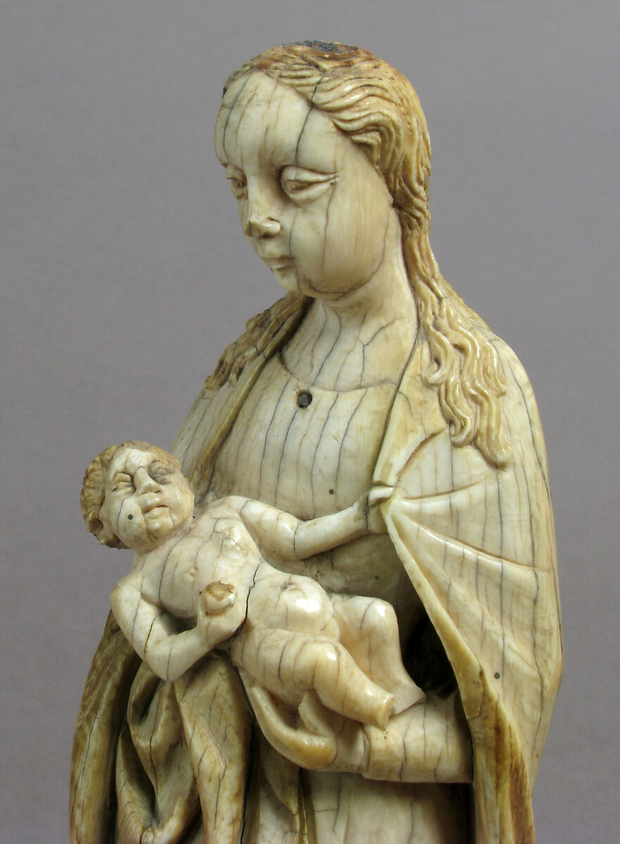 Virgin and Child, Elephant ivory, French