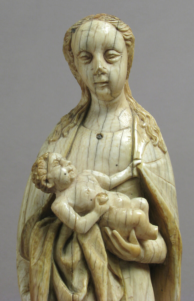 Virgin and Child, Elephant ivory, French