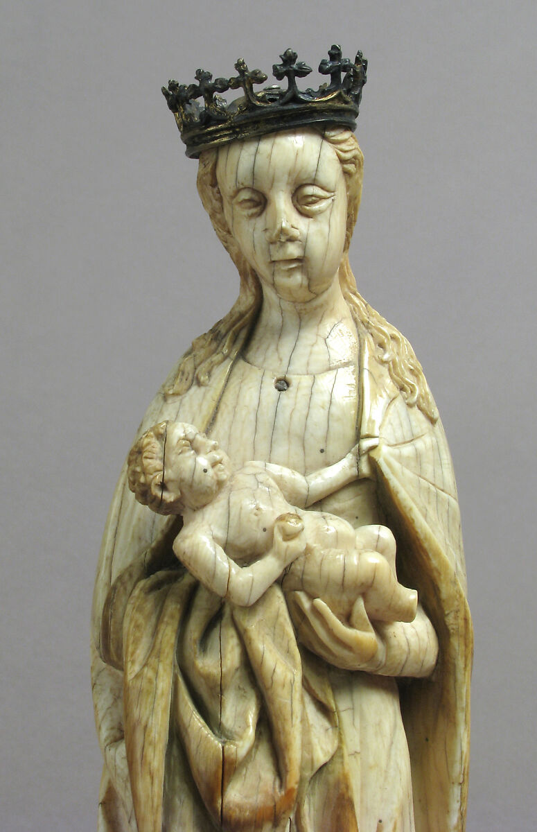 Virgin and Child, Elephant ivory, French