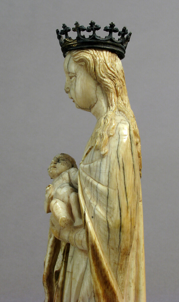 Virgin and Child, Elephant ivory, French