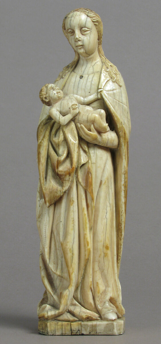 Virgin and Child, Elephant ivory, French