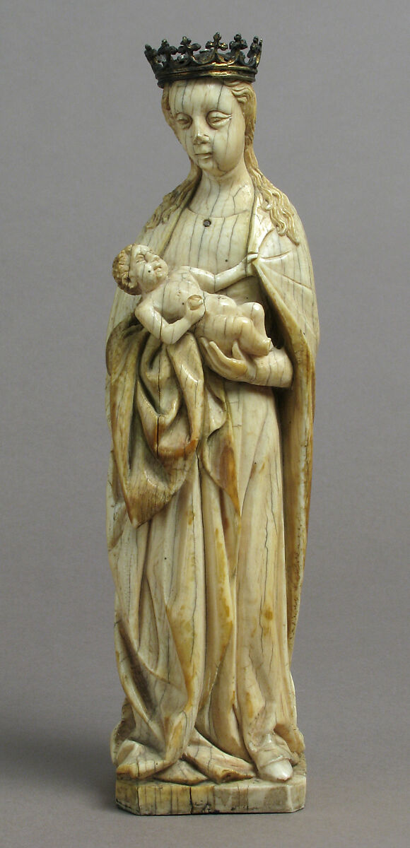 Virgin and Child, Elephant ivory, French