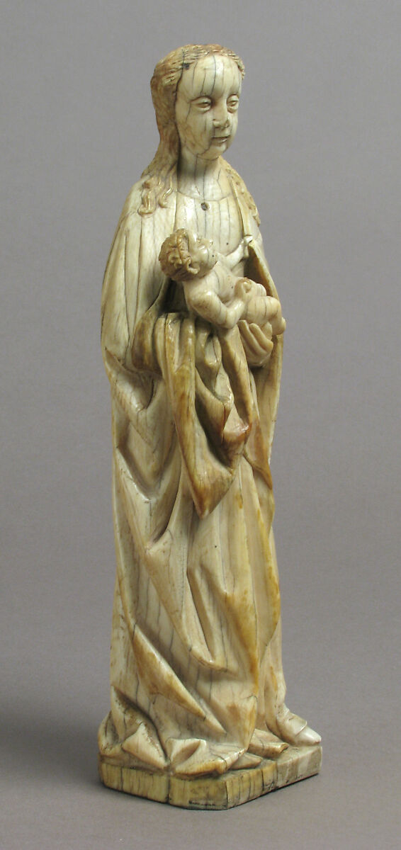Virgin and Child, Elephant ivory, French