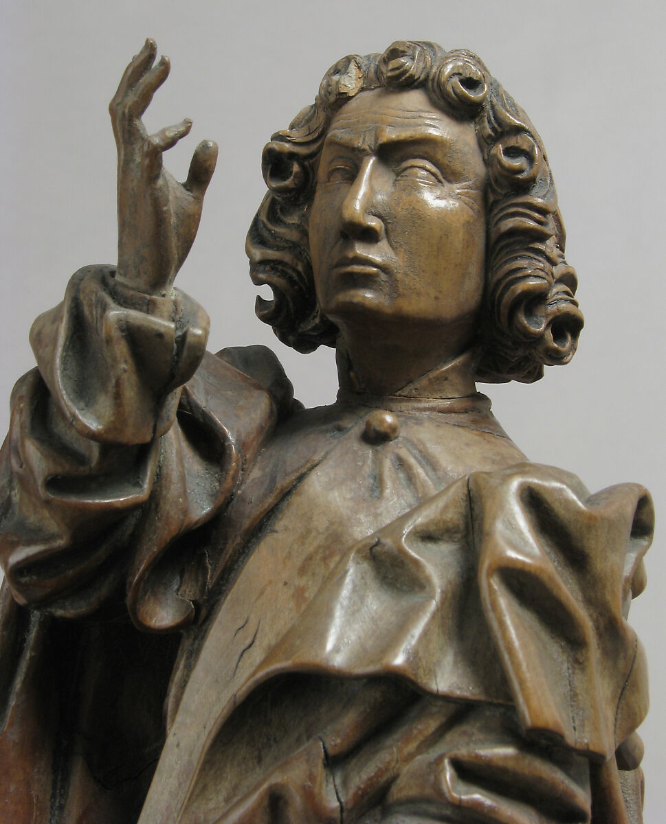Saint John The Evangelist, Boxwood, German or South Netherlandish