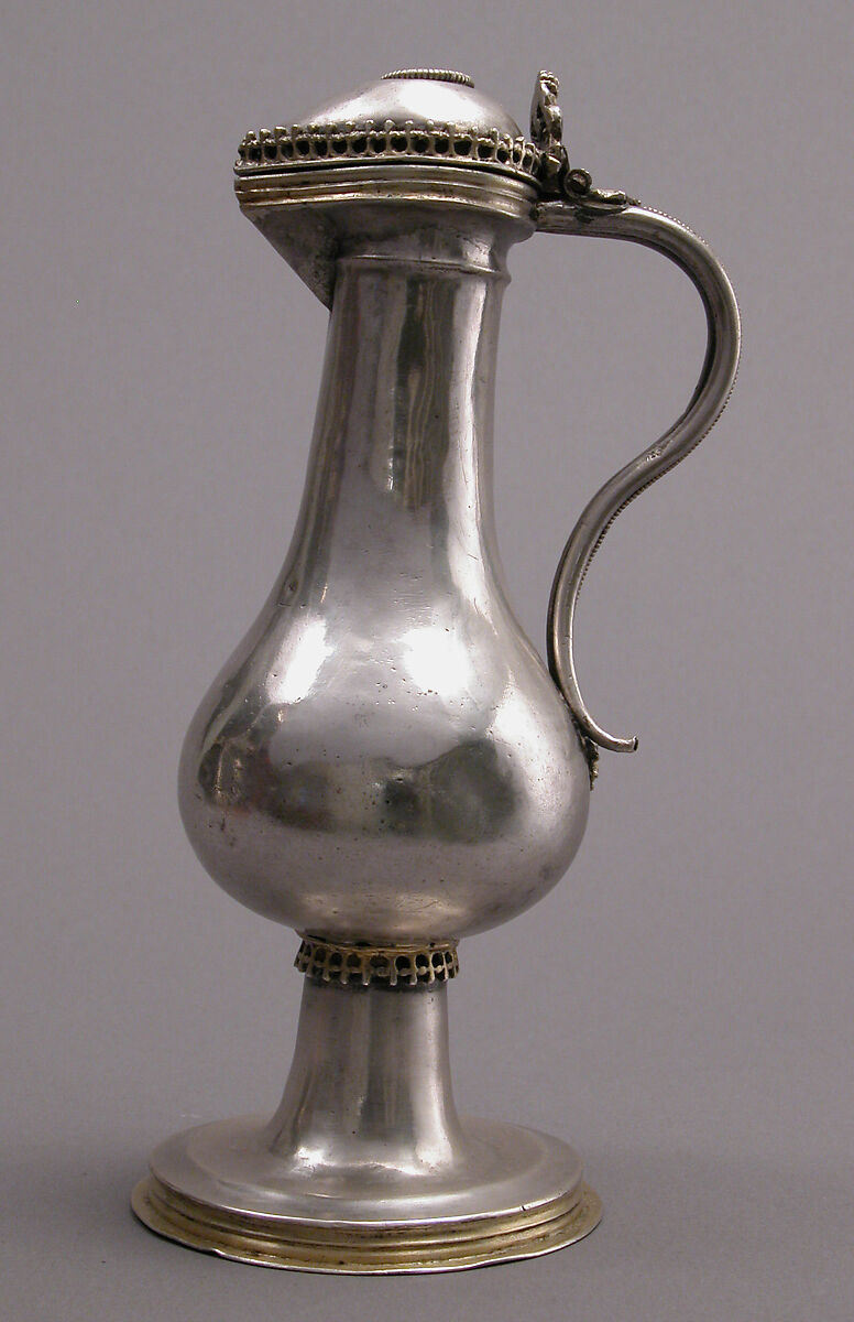 Cruet, Silver, silver-gilt, German