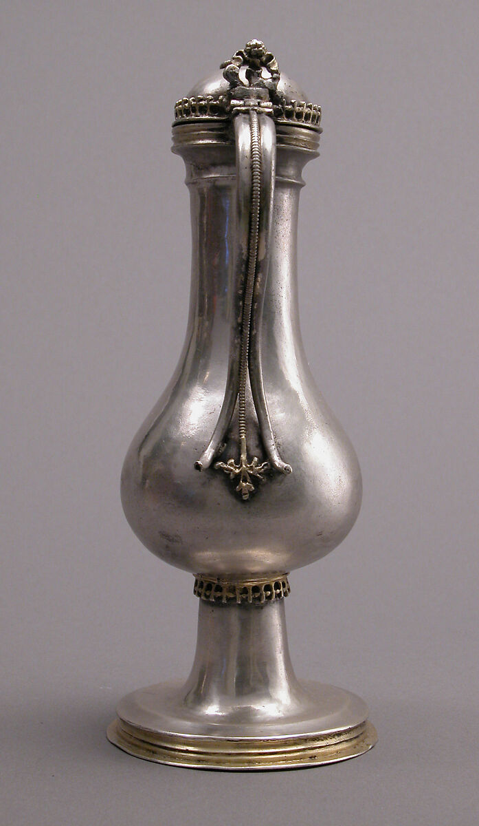Cruet, Silver, silver-gilt, German