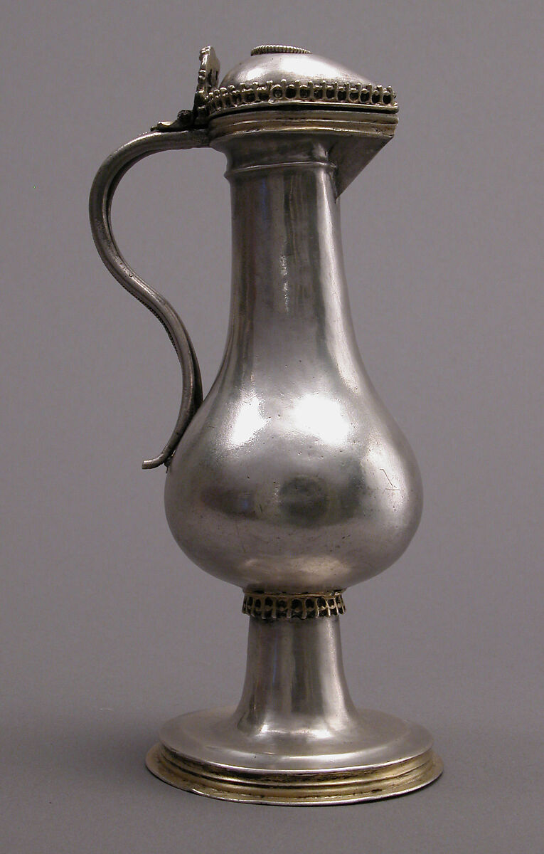 Cruet, Silver, silver-gilt, German