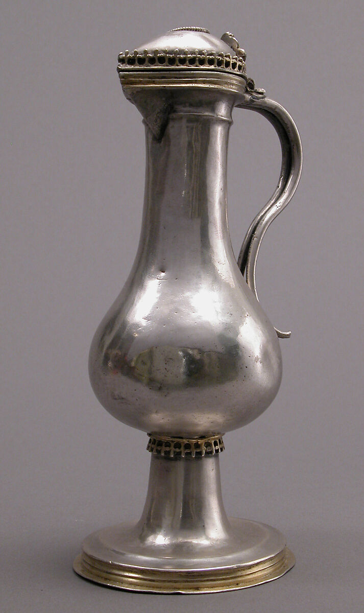 Cruet, Silver, silver-gilt, German