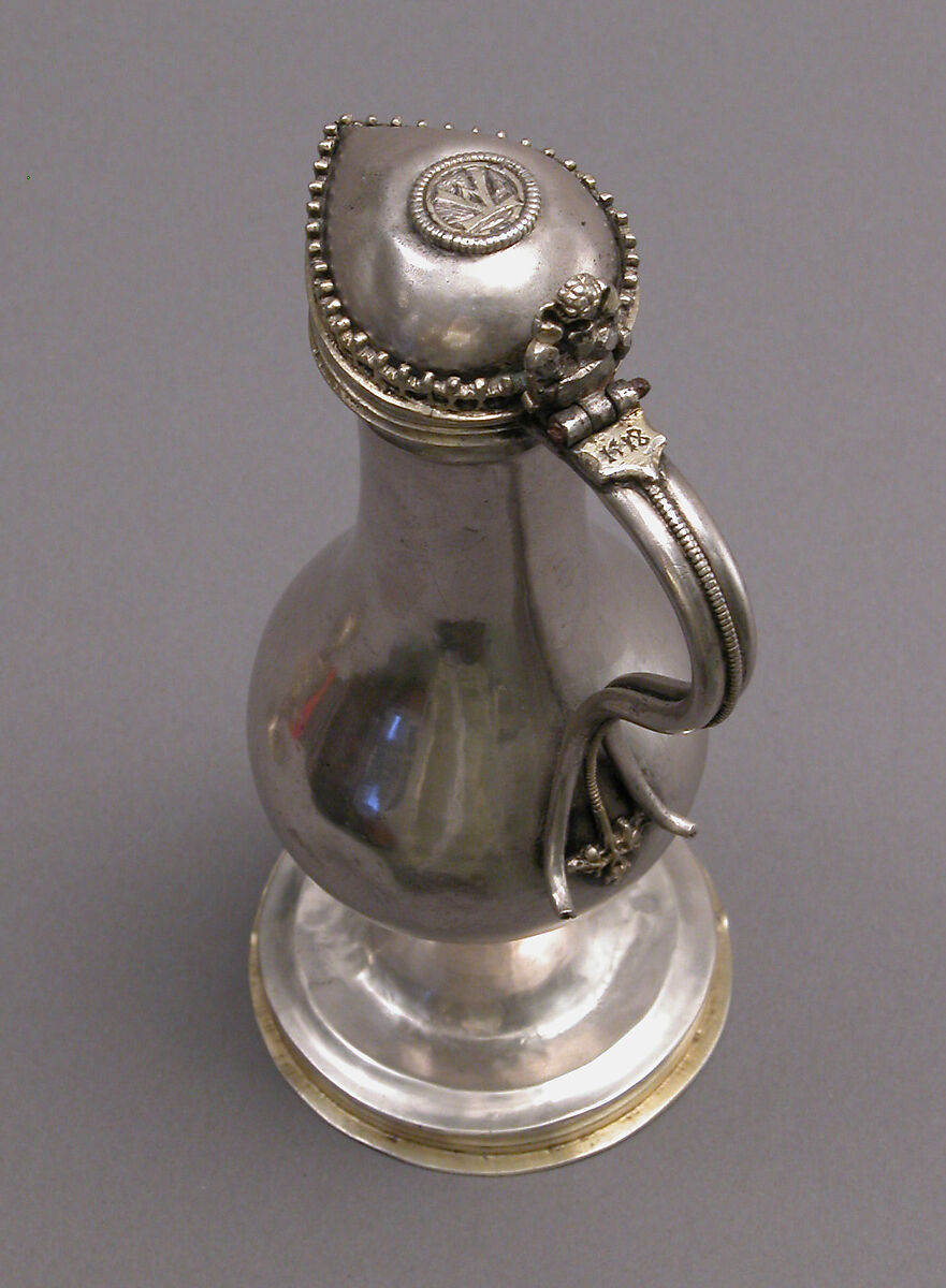 Cruet, Silver, silver-gilt, German