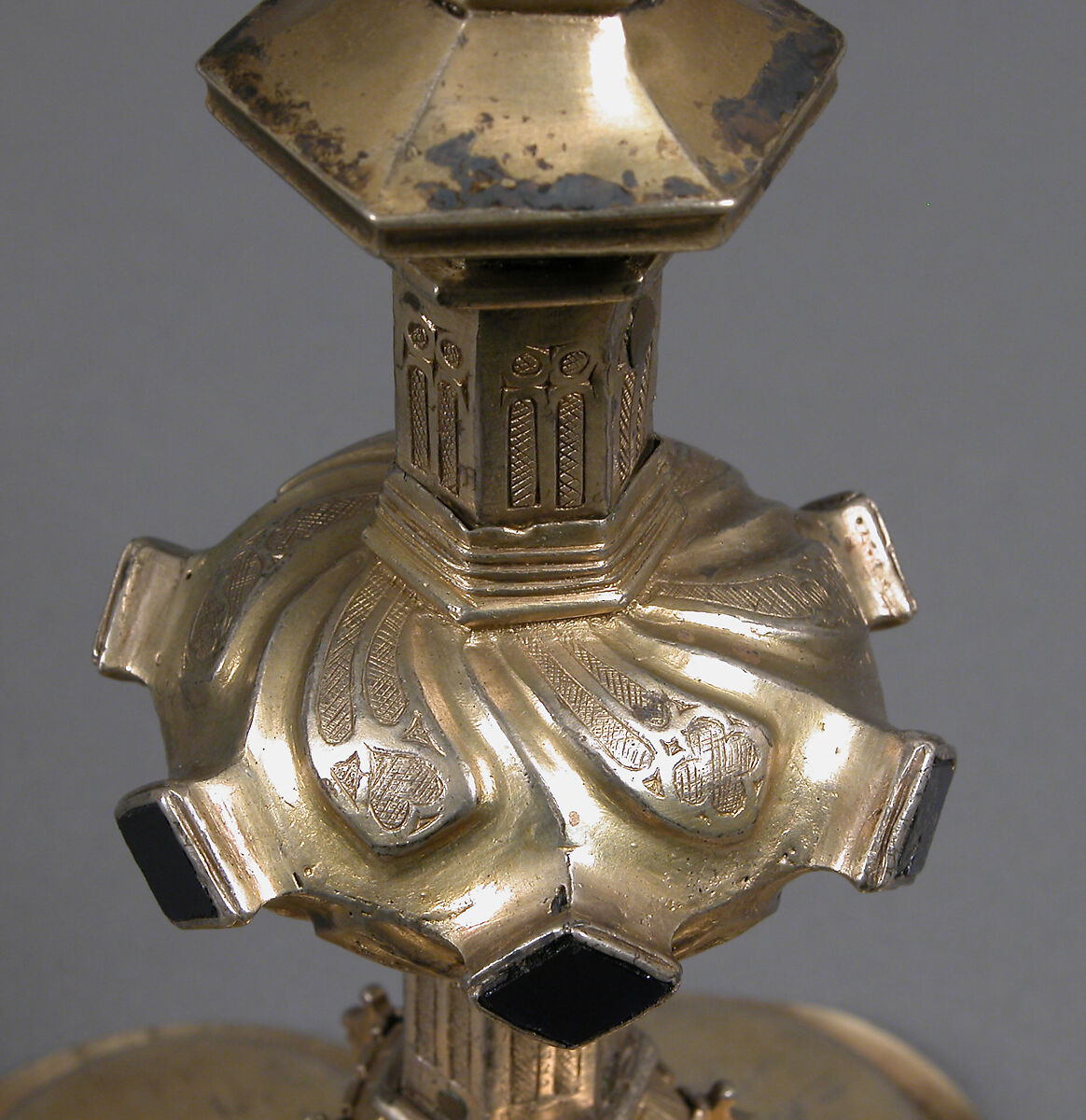 Monstrance, Silver-gilt, German