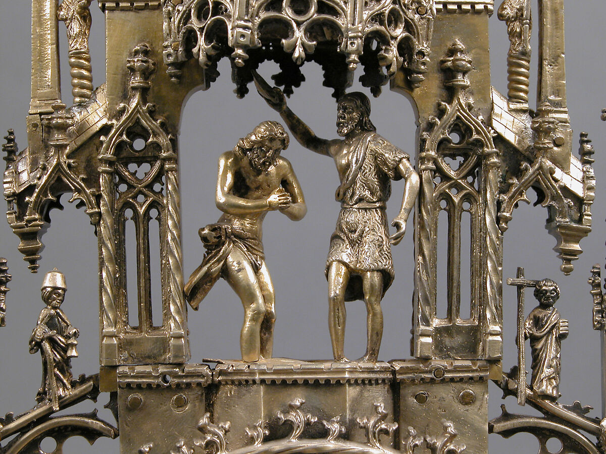 Monstrance, Silver-gilt, German