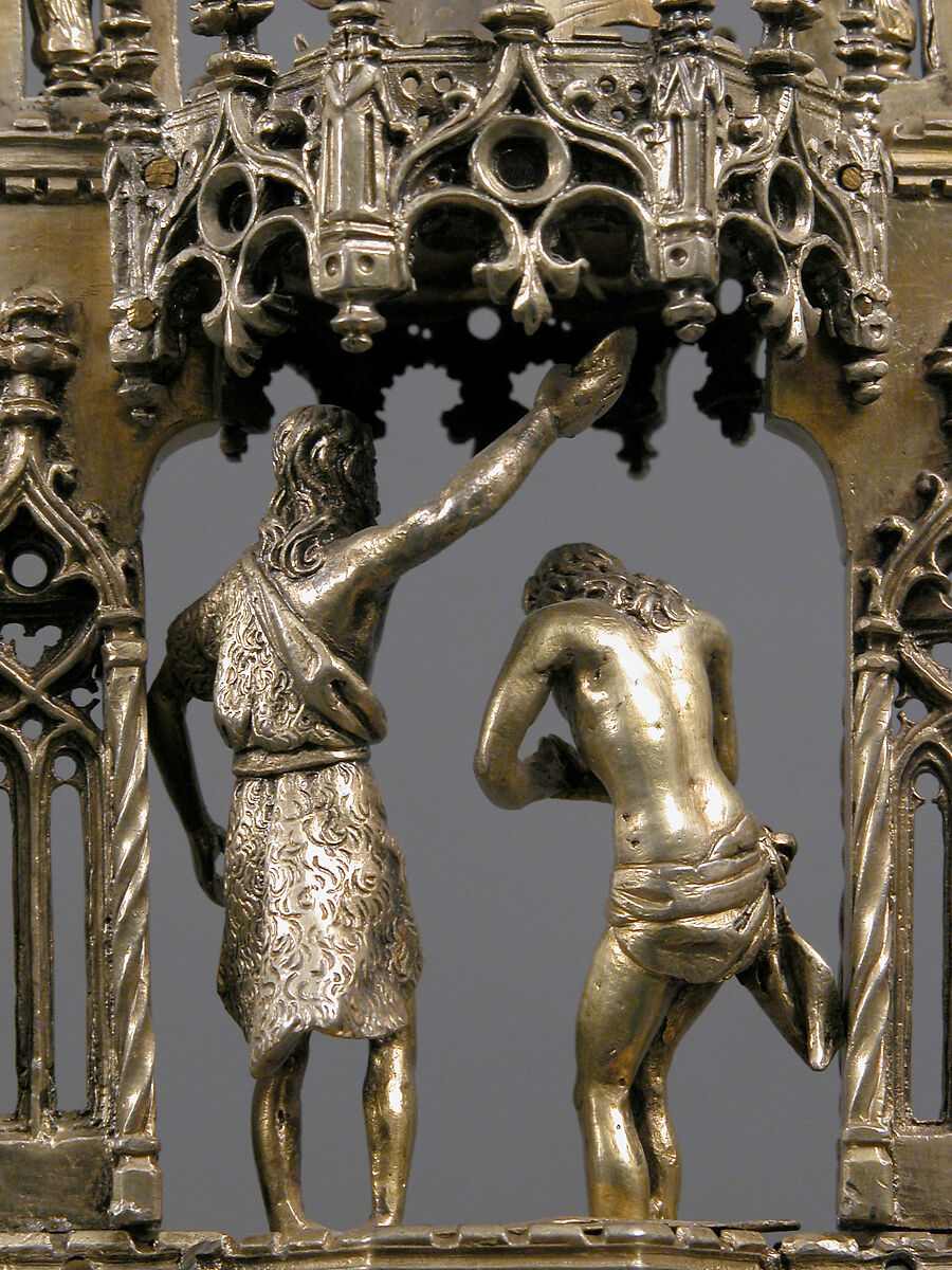 Monstrance, Silver-gilt, German