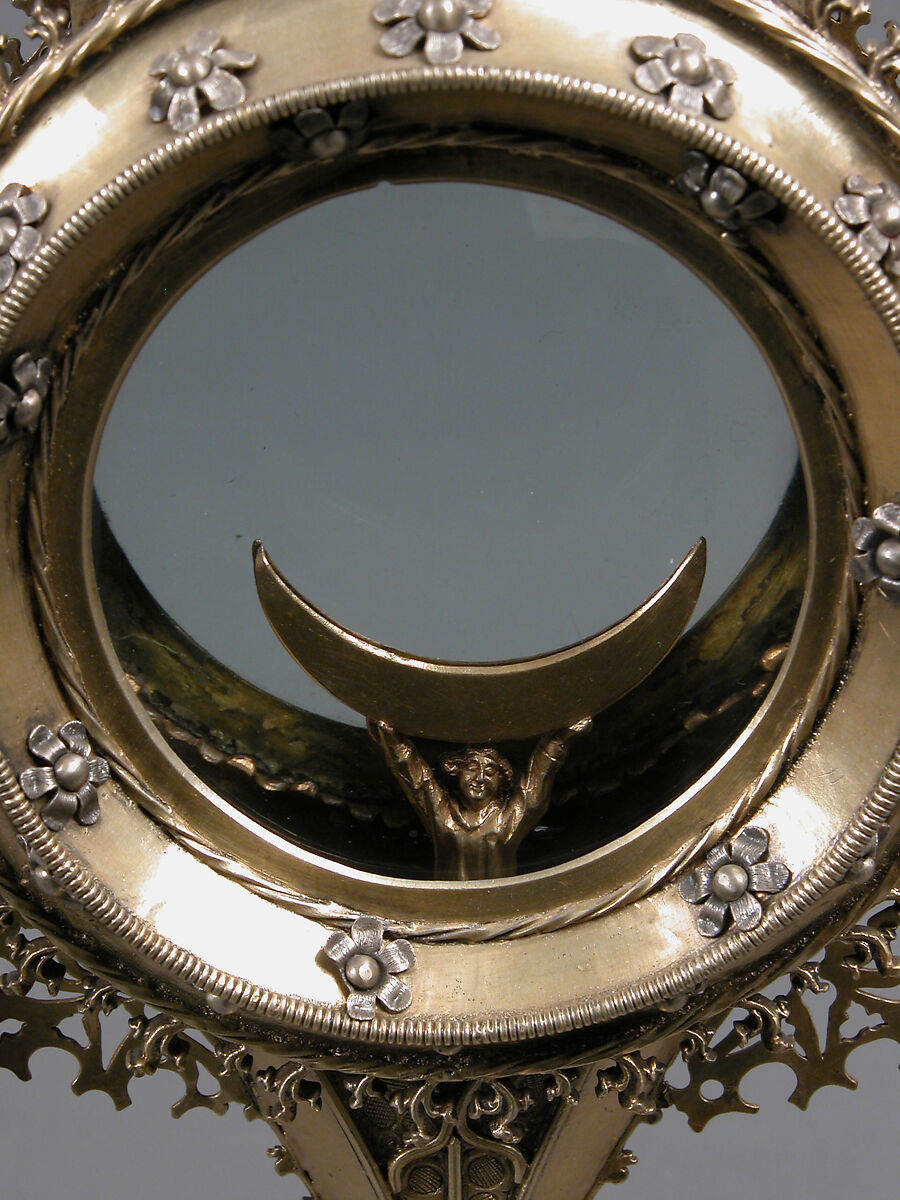 Monstrance, Silver-gilt, German