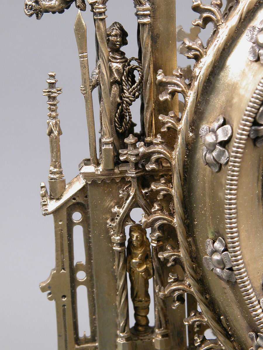 Monstrance, Silver-gilt, German