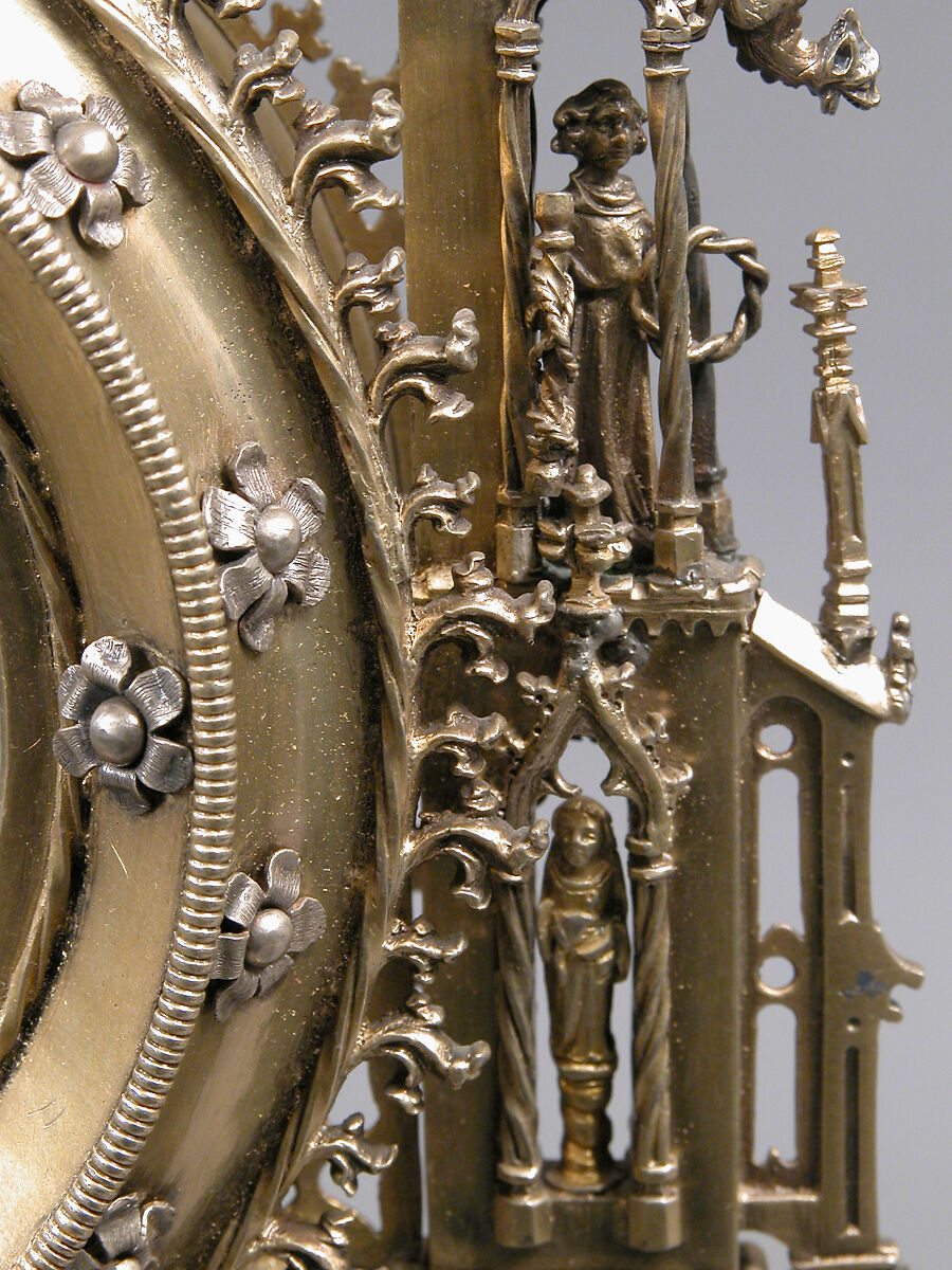 Monstrance, Silver-gilt, German